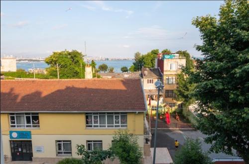 a view of a street in a town with buildings at Sultanahmet Center View Apart Hotel in Istanbul
