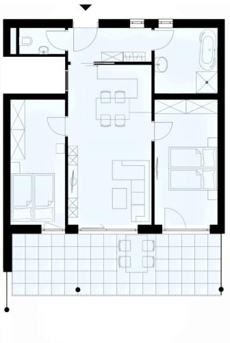 Půdorys ubytování Apartments Jesse