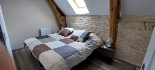 Postel nebo postele na pokoji v ubytování Chambre dans gîte