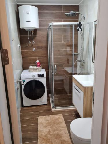 Bilik mandi di Apartman Snowflake - Odmah do Ski Lifta, Jahorina