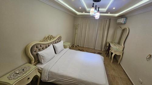Katil atau katil-katil dalam bilik di Welcome sea view - families only