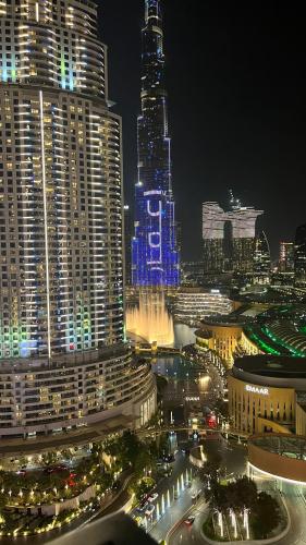 Vista general de Dubai o vistes de la ciutat des de l'apartament