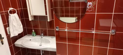 Koupelna v ubytování Ferienwohnung by Pfleger's