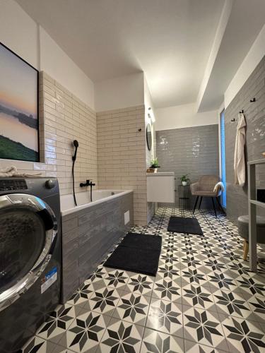 Koupelna v ubytování Morava apartmán Uherské Hradiště Šafaříkova 855