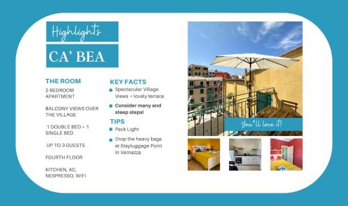 Fotografie z fotogalerie ubytování Ca' Bea with AC and Terrace v destinaci Vernazza