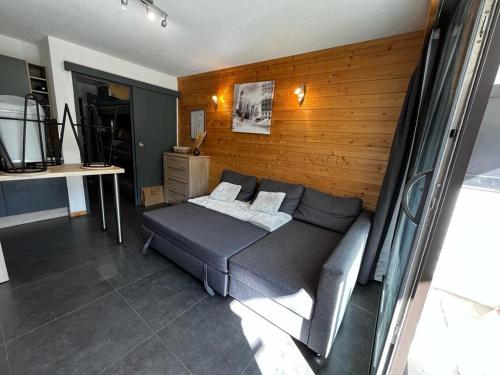 Postel nebo postele na pokoji v ubytování Appartement front de piste Puy-saint-Vincent