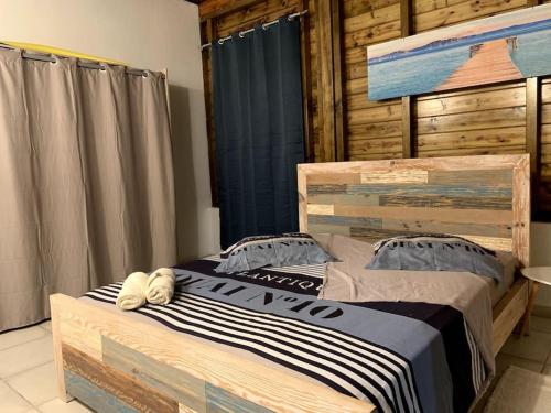 Postel nebo postele na pokoji v ubytování Villa Anse Maurice et SPA