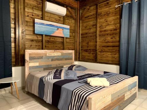 Postel nebo postele na pokoji v ubytování Villa Anse Maurice et SPA