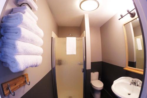 Salt Hotel tesisinde bir banyo