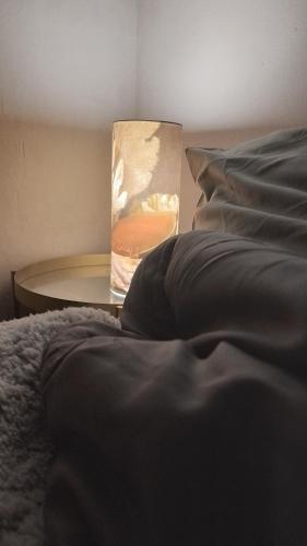 Postel nebo postele na pokoji v ubytování Charmante chambre spacieuse et lumineuse