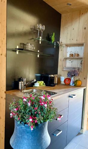 Dapur atau dapur kecil di Casa Cecilia