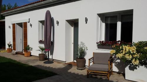 Zahrada ubytování Chambre double accueillante avec douche privative