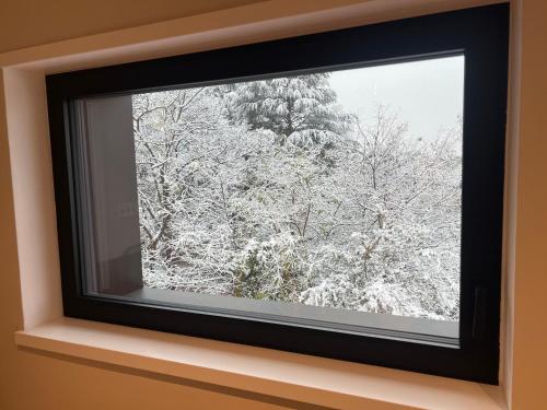 Casa Vertigo durante el invierno