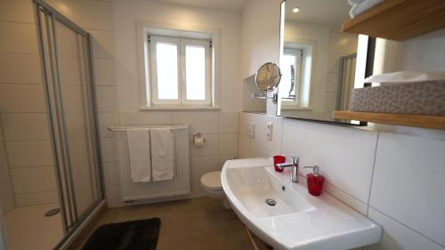 Koupelna v ubytování Hotel Johannishof