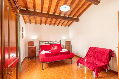 Un ou plusieurs lits dans un hébergement de l'établissement Appartamento Fuoco - Capolinea