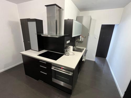 Kuchyň nebo kuchyňský kout v ubytování Stella Apartment