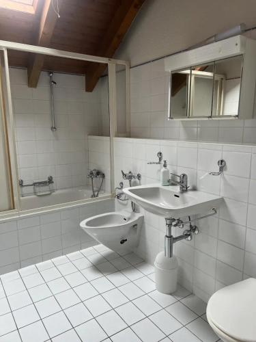 Vannituba majutusasutuses tHE Eagle Nest Duplex - Your Mountain Retreat