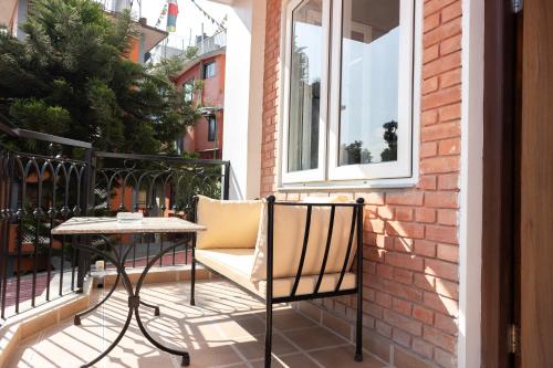 Balkón nebo terasa v ubytování Kibu Apartments
