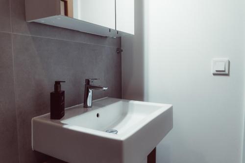 Koupelna v ubytování Apartmány Javorná