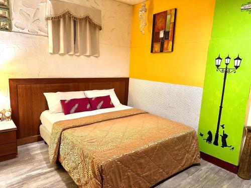 Cama o camas de una habitación en 海比尼斯