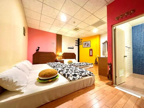 Cama o camas de una habitación en 海比尼斯