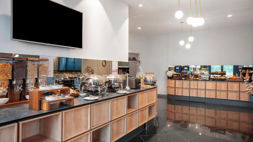 Dapur atau dapur kecil di Residhome Puteaux La défense