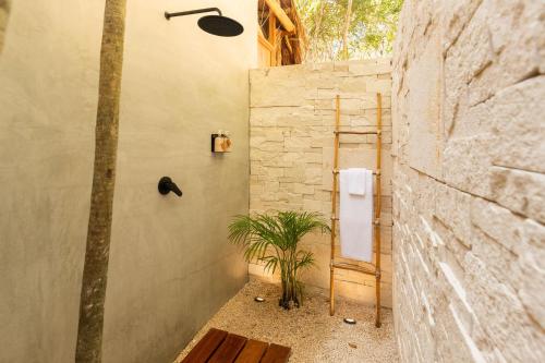 Koupelna v ubytování Our Habitas Tulum - Adults Only
