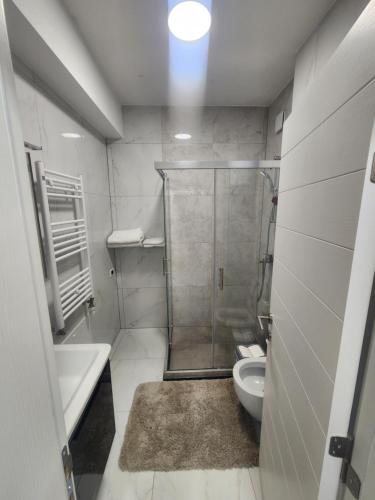 Ένα μπάνιο στο Luxury Vlae 1 Apartaments