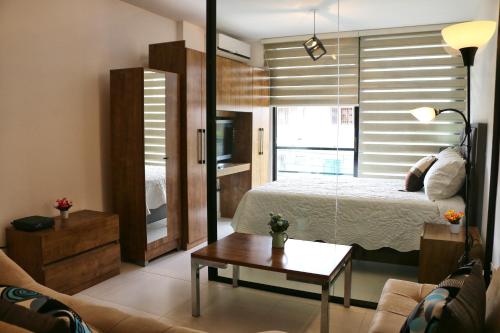 Studio Equipe Norte 3A by INN tesisinde bir odada yatak veya yataklar
