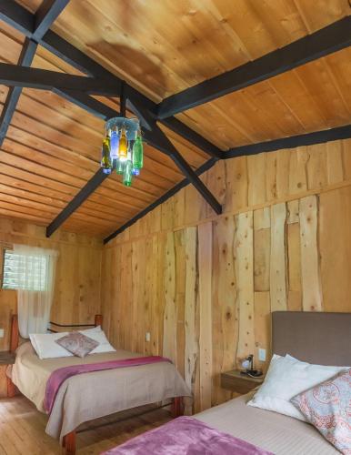 Cedrela Eco-Lodge & Restauranteにあるベッド