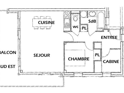 Appartement Villard-sur-Doron, 3 pièces, 7 personnes - FR-1-293-365