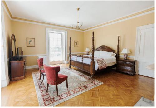 Ένα ή περισσότερα κρεβάτια σε δωμάτιο στο The Hamilton Hoppin House