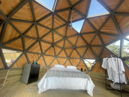 Postel nebo postele na pokoji v ubytování Vitta Glamping