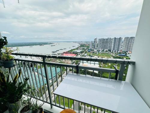 Balkón nebo terasa v ubytování Q7 Riverside 2 bed rooms w River-view, Netflix & Pool