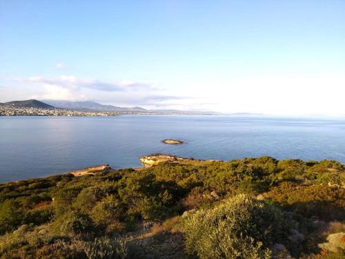 an aerial view of a large body of water at My Place 2 in Agios Spyridon