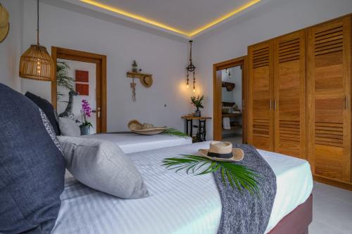 Postel nebo postele na pokoji v ubytování Villa Manglar