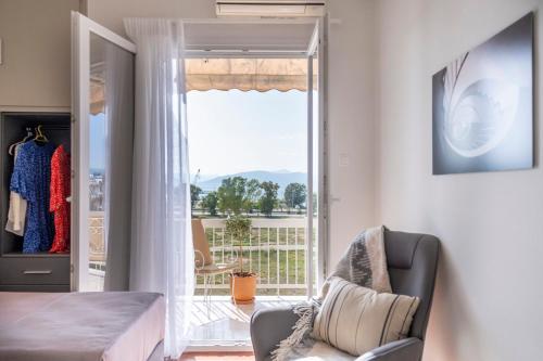 Ruang duduk di Stay Nafplio
