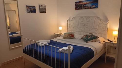 Postel nebo postele na pokoji v ubytování DIMORA DANICLA