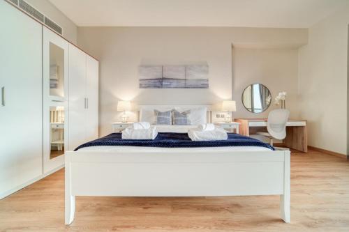 Postel nebo postele na pokoji v ubytování Rimal 3, Jumeirah Beach Residence - Mint Stay