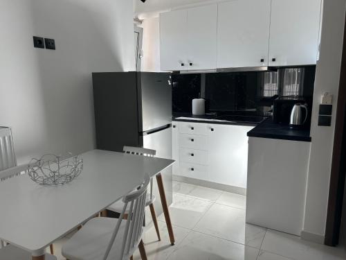 Athens white apartments