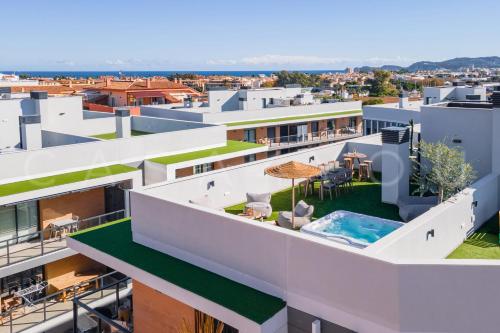 Casa Nimasa in Javea! Geweldig penthouse met dakterras en jacuzzi