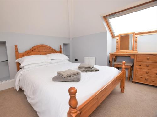 Katil atau katil-katil dalam bilik di 3 bed in Westward Ho HOLMS