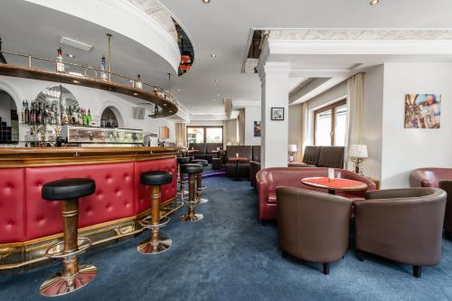 A seating area at Hotel Dachstein