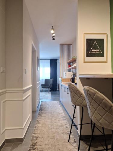 Χώρος καθιστικού στο Azimut apartman
