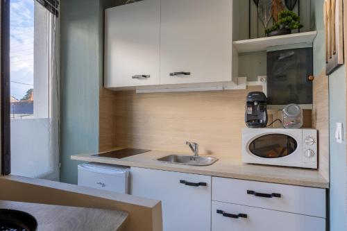 Η κουζίνα ή μικρή κουζίνα στο Le petit duplex du Paul B