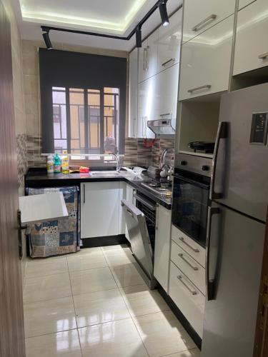 Küche/Küchenzeile in der Unterkunft Appartement avec suite parentale