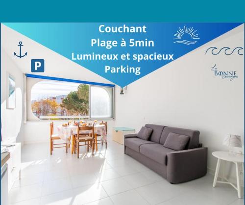 Les marines de haute plage*Lumineux*Parking