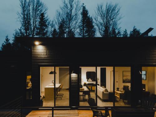 Cozy cabin nestled in the trees near Mont Tremblant