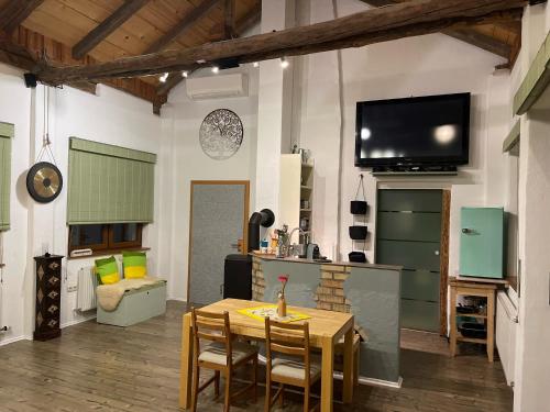Un lugar para sentarse en Süße Wohnung Privatvermieter