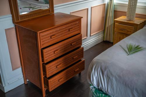 Ein Bett oder Betten in einem Zimmer der Unterkunft La Haut Resort